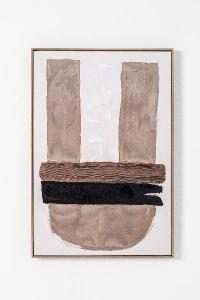 Set de 2 cuadros al óleo. Marco de madera. 60*90 cm/ud.