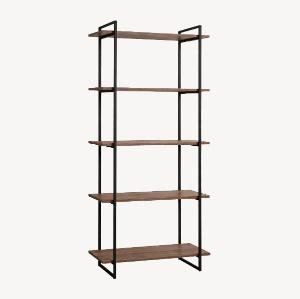 Estantería Dalt 2 bases metal negro 80 cm