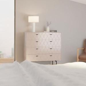 Mueble TV Diamond 3 P lacado perlado 180*50*40 cm