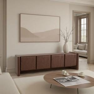 Mueble TV Gio chapa nogal 180*45*50 cm