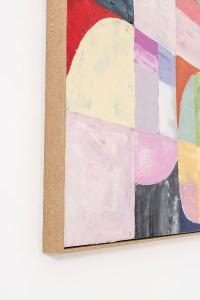 Cuadro al óleo con marco madera. 120*120 cm