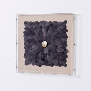 Cuadro vitrina con marco de metracrilato. 60*60 cm