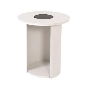 Mesa auxiliar Marbella para exterior 48*41*41 cm. (con luz solar LED)