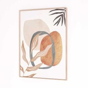 Set de 2 cuadros con marco de madera. 50*70 cm/ud.