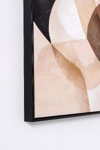 Set de 2 cuadros al óleo. Marco de madera. 60*90 cm/ud.