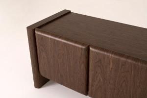 Mueble TV Gio chapa nogal 180*45*50 cm