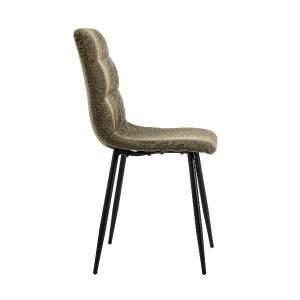 Silla Emma, tapizado verde. 90*44*55 cm