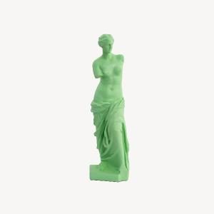 Escultura Venus verde 30 cm
