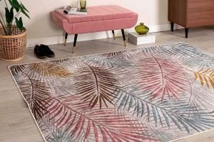 Alfombra hojas colores 130*190 cm