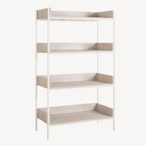 Estanteria Nur metal blanco estantes gris 160 cm