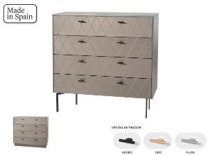 Comoda Diamond 4 C lacado perlado 102*90*42 cm