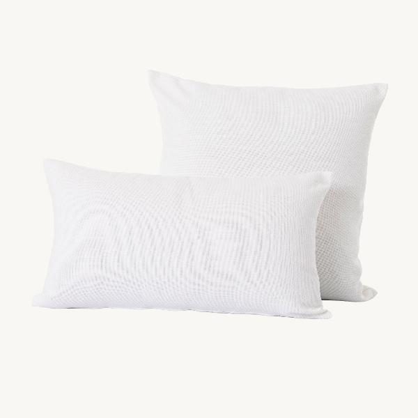 COJIN NATURAL, CAMILA BLANCO. TEJIDO ANTIMANCHAS (ELEGIR TAMAÑO)