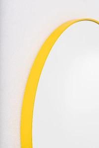 Specchio circolare giallo di varie dimensioni