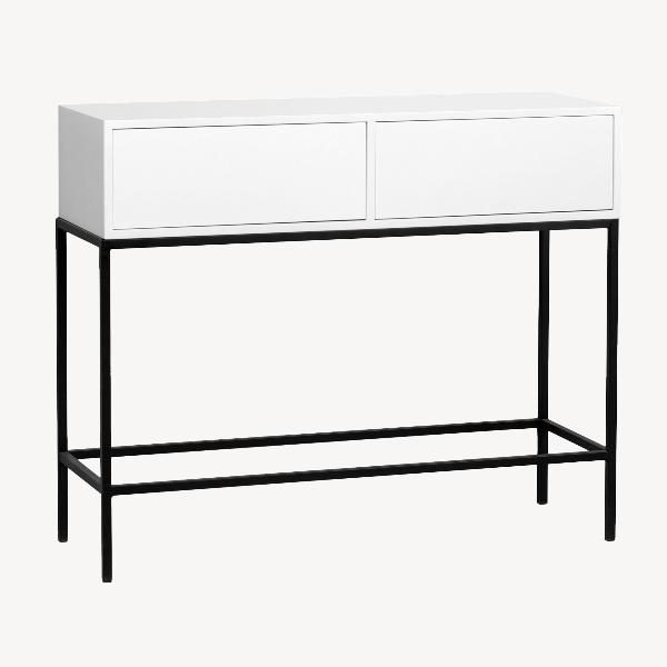 CONSOLA LACADA 2 C. 95X79X33.5 CM. (GUIA PUSH) ANCHO 95 CM