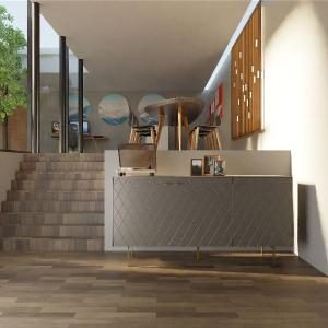 Mueble TV 3 P lacado Visón 180*50*40 cm