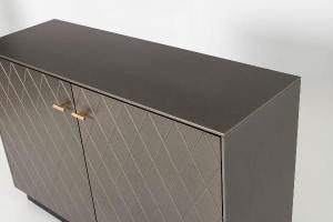 Consola Diamond 2 P lacado perlado 121*80*40 cm