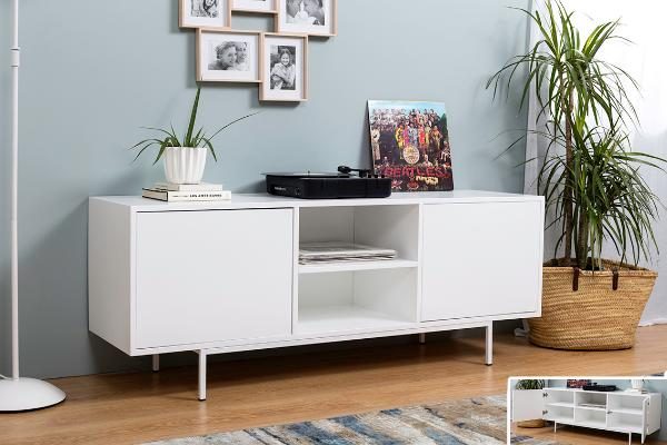 MUEBLE TV LACADO, COLECCION PUSH. 55X40X140 CM