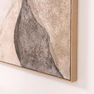 Cuadro al óleo con marco de madera. 120*160 cm