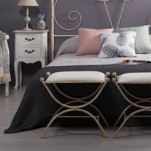 Banqueta forja 52*45*35 cm