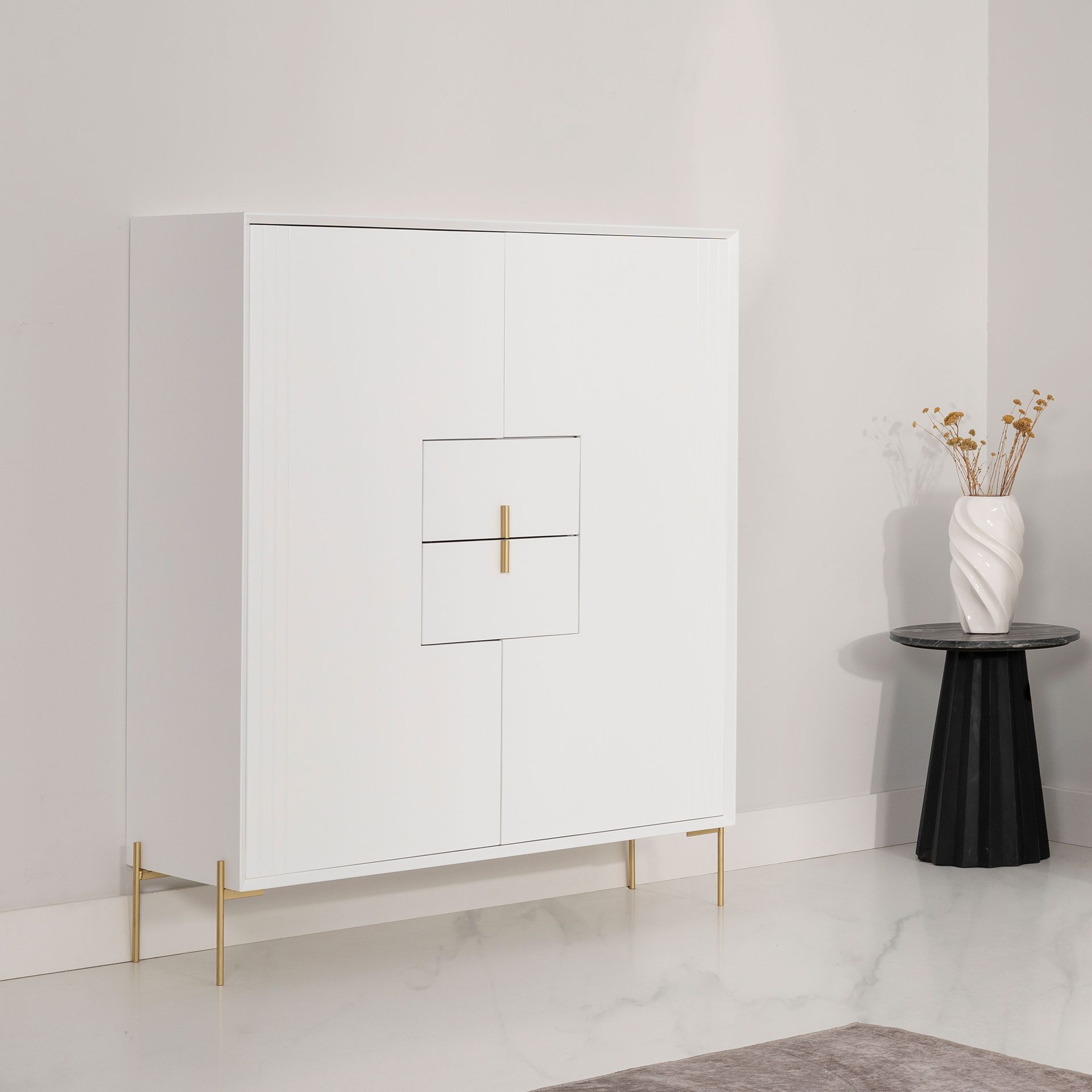 Vajillero Milán de 2 cajones + 2 puertas