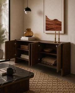 Gio sideboard walnut 180*45*75.5 cm