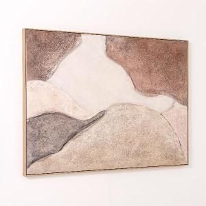 Cuadro al óleo con marco de madera. 120*160 cm