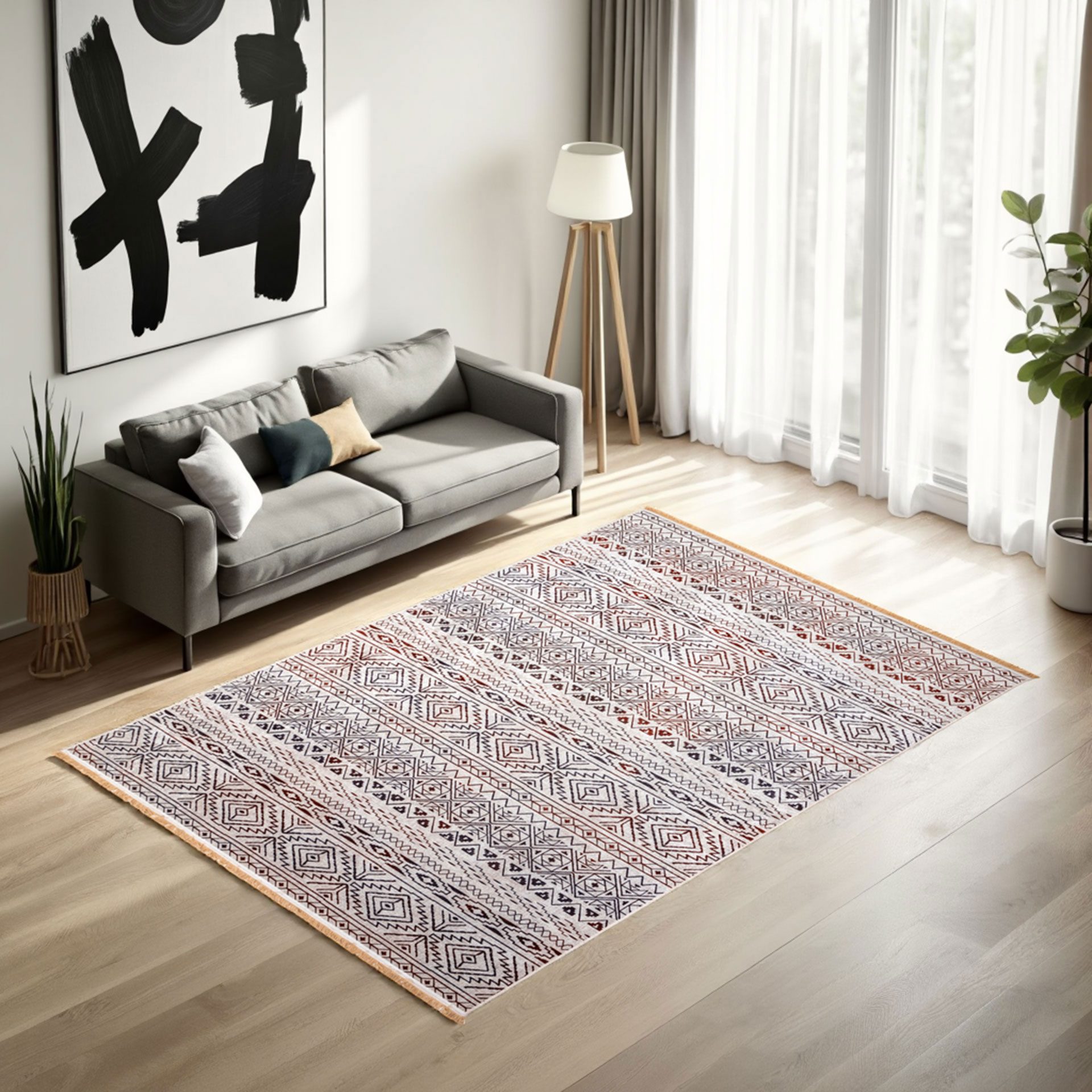 Alfombra estampada colores 130*190 cm