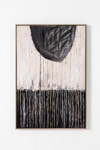 Set de 2 cuadros al óleo. Marco de madera. 60*90 cm/ud.