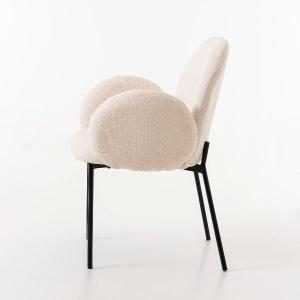 Sedia Margot, rivestimento bianco