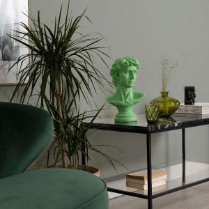 Escultura resina David verde 36 cm