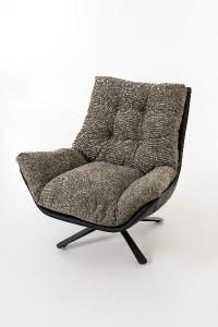 Fauteuil pivotant Ray 360º, revêtement vert