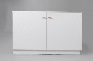 Consola Diamond 2 P lacado blanco 121*80*40 cm