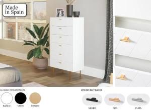 Sinfonier Diamond 6 C lacado blanco 62*110*42