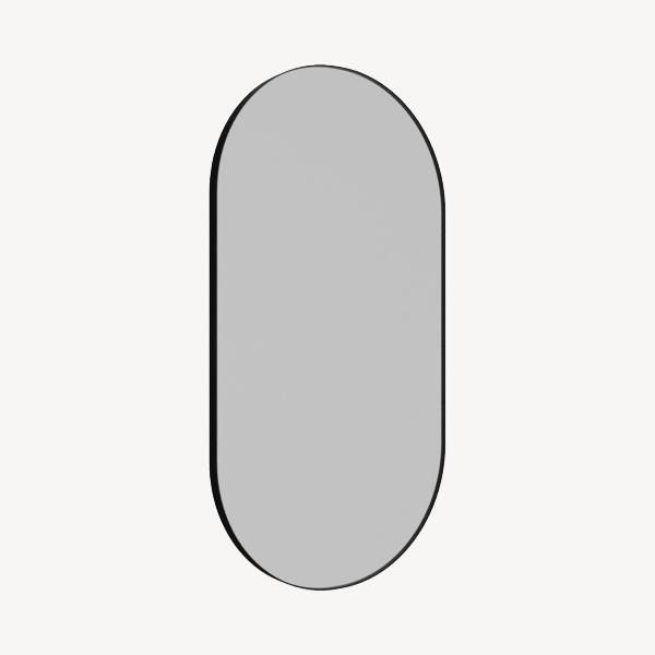 ESPEJO RESINA OVALADO NEGRO 150*80 CM (SE PUEDE COLGAR HORIZONTAL/VERTICAL)