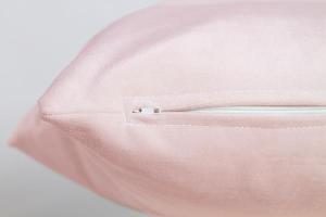 Cojin terciopelo rosa palo 30*50 cm