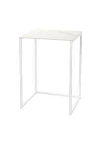 Mesita auxiliar metal y tapa marmol 58*40*30 (Elegir color metal y color tapa)