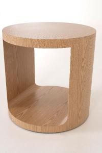 Mesita auxiliar Judith, chapa madera roble 50*50*50 cm