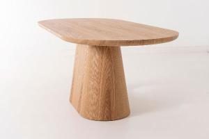 Tavolo da pranzo impiallacciato in rovere 200*90*75 cm