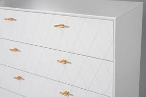 Cómoda Diamond 4 C lacado blanco 102*90*42 cm