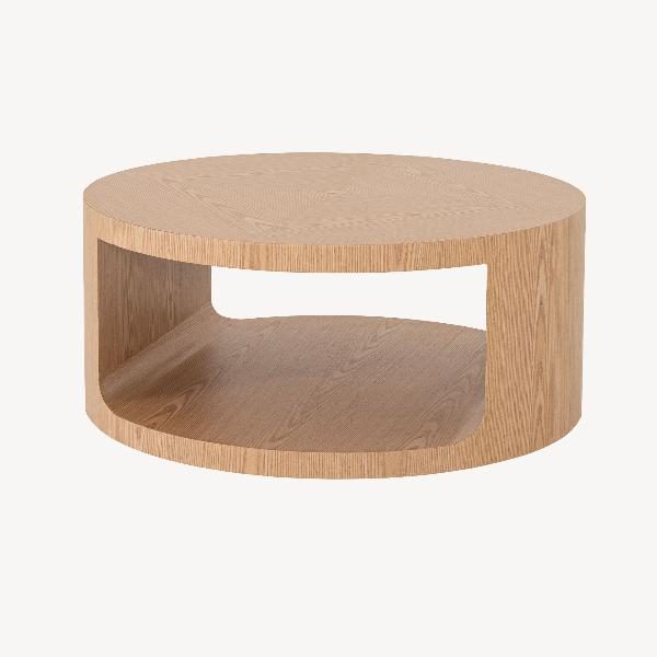 MESA SOFA JUDITH. CHAPA MADERA ROBLE. 80*80*35 CM