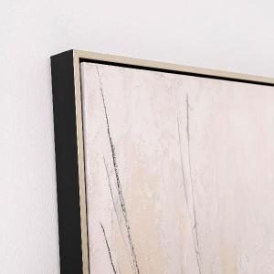 Set de 2 cuadros al óleo con marco de madera. 60*90 cm/ud.