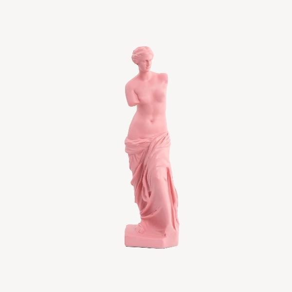 ESCULTURA RESINA VENUS ROSA 30 CM