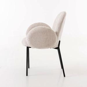 Sedia Margot, rivestimento beige