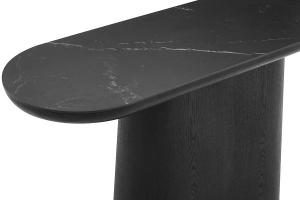 Console en placage de chêne noir et porcelaine 120*80*40 cm