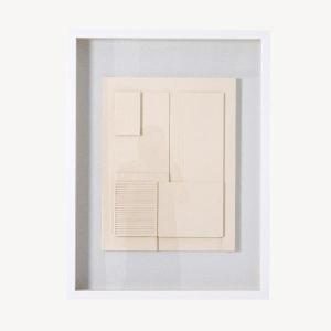 Cuadro vitrina con marco madera 60*80 cm