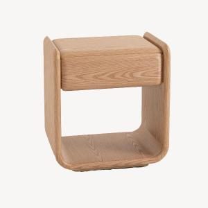 Mesita Pompeya en chapa roble