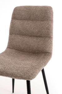 Silla Emma, tapizado camel. 90*44*55 cm