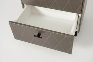 Mesita Diamond 2 C lacado perlado 51*50*34