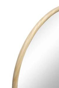 Espejo circular madera roble 90*90 cm