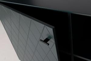 Consola Diamond 2 P lacado verde 121*80*40 cm